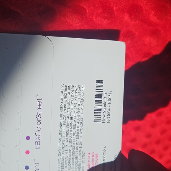 Blue Sparkle How Swede It Is Color Street - Picture 3 of 3